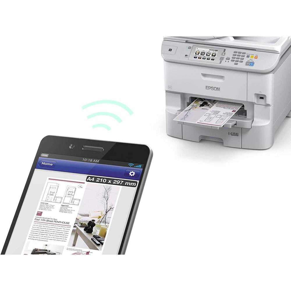 Epson Workforce Pro Wf 6590 Impresora Multifunciónal Con Tecnología Precisioncore Usb 4929